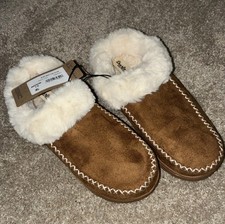 Dearfoams Cozy Comfort Moc Clog Slippers, Women  s 7-8