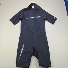 Bare Wetsuit 2mm Sport S-Flex Shorty Back Zip Black Mens Size Large