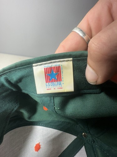 Vintage 90s Miami Hurricanes Snapback Hat, Miami 'Canes, Collegiate Drew Pearson - Picture 6 of 7