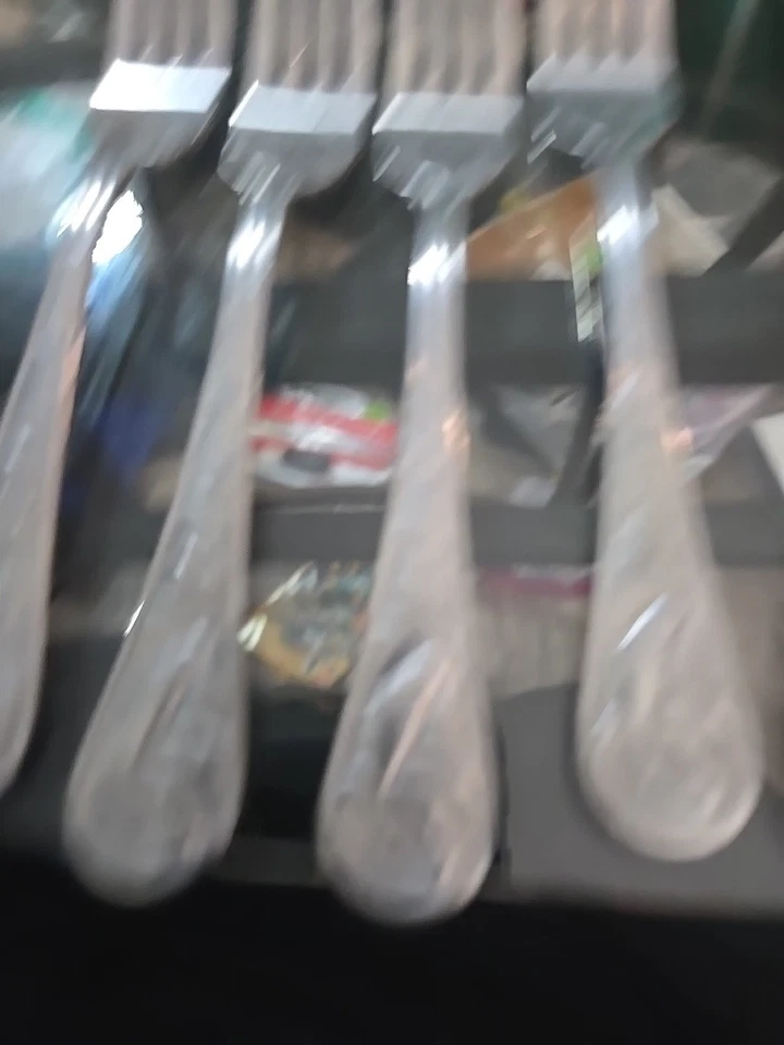 CAMBRIDGE - PESCADO - Cubiertos de acero inoxidable cubiertos - Lote de 9 (4) cuchillos tenedores (5) Foto 3 de 4