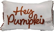 Target Bullseye’s Playground  Decorative Throw Pillows 10”x 16” Hey Pumpkin NEW