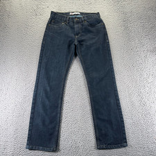 Levi's 511 Jeans Boys 16 Blue Cotton Denim Straight Dark Wash Slim Fit Workwear