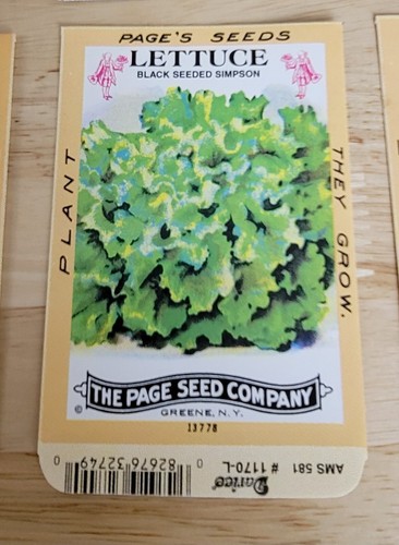 Darice PAGE'S SEED ENVELOPES Lot of 39 Vegetables/Flowers Reproduction - Picture 3 of 6