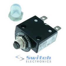 Techna T16 Thermal Circuit Breaker Panel Mount with Dust Cap 3A to 30A