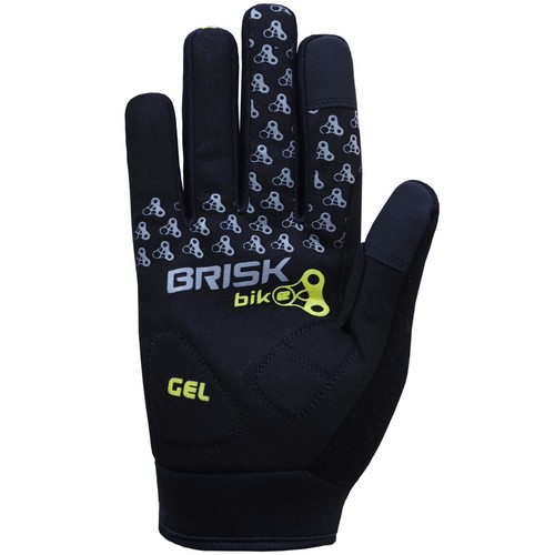 Brisk Bike Gloves Wind Proof ultralight Soft Shell Moisture Wick Anti UV cycling - Picture 11 of 13