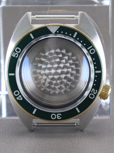 41mm Sieko turtle NH35 Watch Case AR layer Sapphire Crystal Glass Insert border - Picture 12 of 17