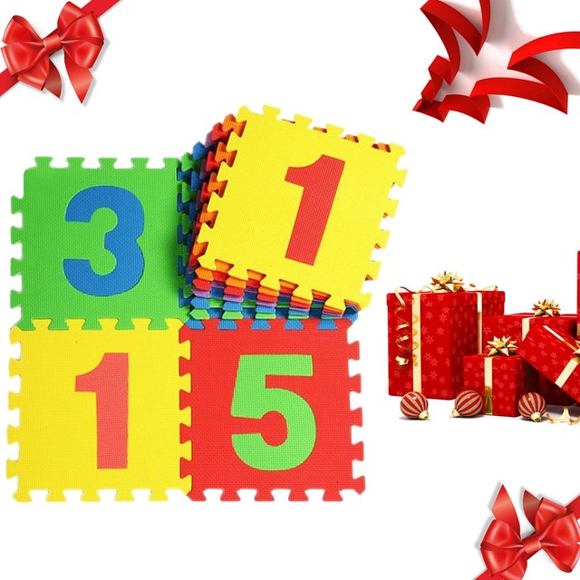 10pcs Soft EVA Foam Baby Children Kids Play Mat Number Puzzle Jigsaw Best Gift 10pcs Soft EVA Foam Baby Children Kids Play Mat Number Puzzle Jigsaw Best Gift