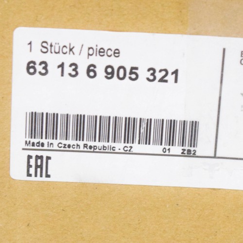 Set indicatori di direzione anteriori bianchi BMW 7 E38 63136905322 63136905321 NUOVI ORIGINALI - Foto 6 di 9
