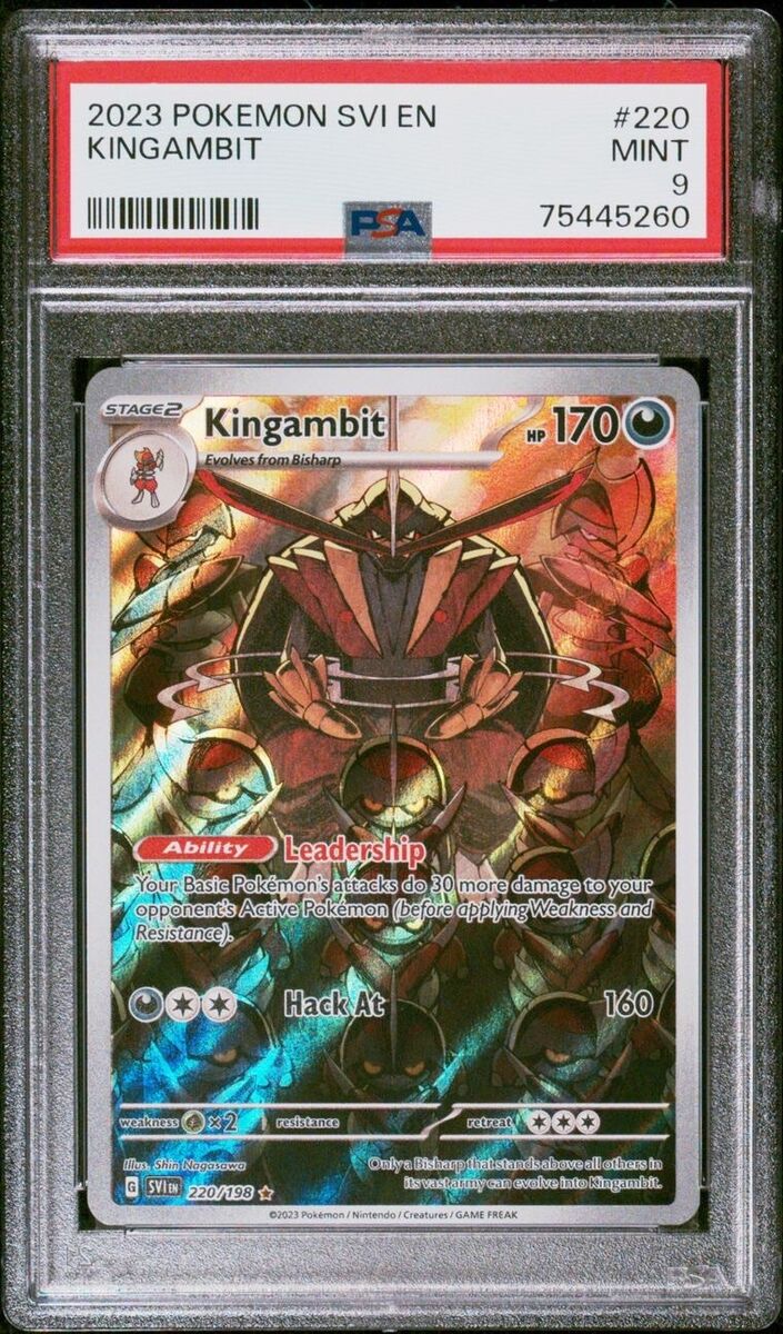 2023 Pokemon Scarlet & Violet #220 Kingambit – PSA MINT 9 on Goldin Auctions