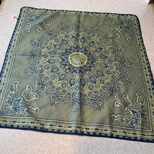 Glentex Vintage Italian Paisley Square Scarf