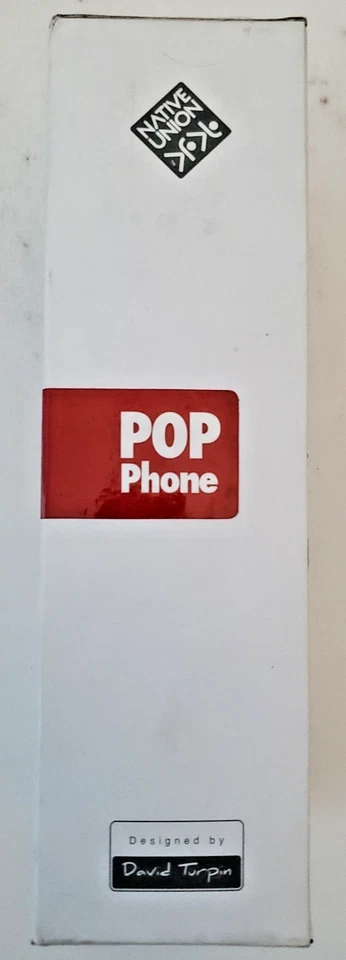 POP PHONE Moshi Moshi Retro Red Handset by Native Union 3.5mm Jack - Image 4 of 4