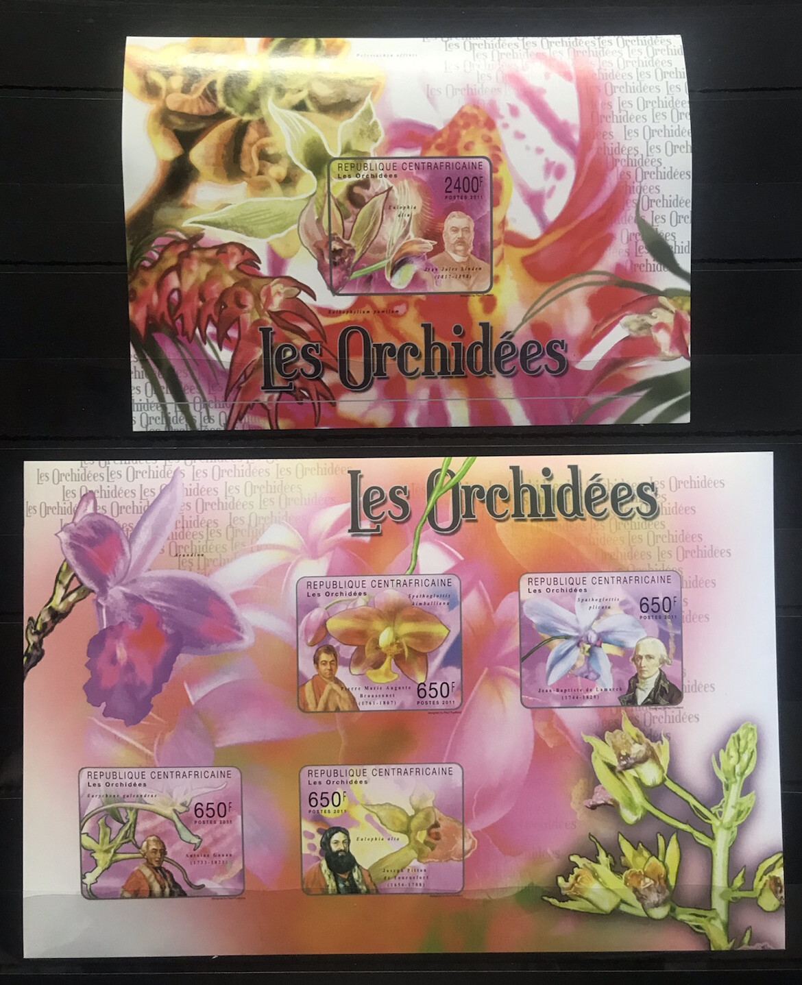 Orchids / Flowers / Flora / Nature on  stamps Imperf.  Timbres - MNH** - Del.8