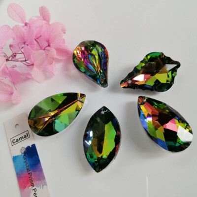 10pcs Pendants En Cristal Pièces De Lustre Pièces