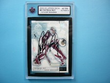 2002/03 UPPER DECK MASK COLLECTION HOCKEY CARD 21 PATRICK ROY KSA AUTO AUTOGRAPH