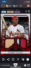 [DIGITAL CARD] TOPPS BUNT 2021 ALBERT PUJOLS SPECIAL RED DUAL RELIC, CARDINALS