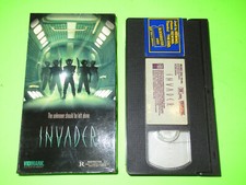 INVADER VHS TAPE RARE / OLD RENTAL COPY