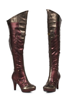 pink and silver shoes