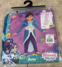 Shimmer  Shine Shine Costume Girls XS Small 2-4 Rubies NEW retail packaging