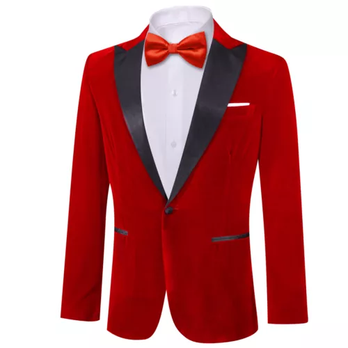 Para Hombres Floral Esmoquin Cena Chaqueta Calce Regular Chal Solapa Paisley Baile de graduación Fiesta Traje - Imagen 132 de 236