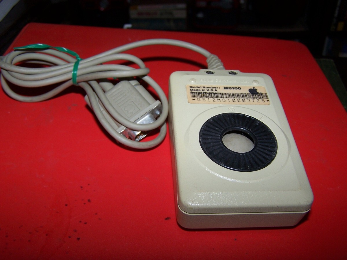 Macintosh 128K 512K 512KE Plus M0100 Beige Mouse Made in USA | eBay