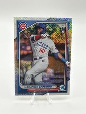 Alexander Canario 2024 Bowman Chrome Mojo Refractor RC Cubs #21