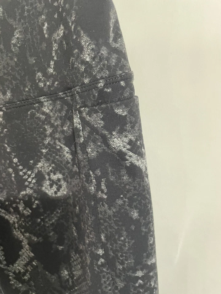 Leggings de atletismo Tuff talla L negros/grises talla bolsillos Foto 4 de 4