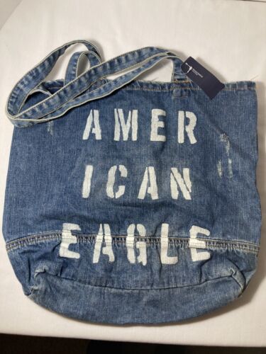 American Eagle Demin Blue Bag NWT