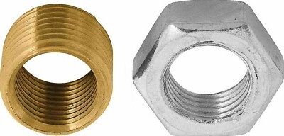 OER 3/8''-16 Shift Knob and Brass Adapter and Jam Nut Hurst Muncie