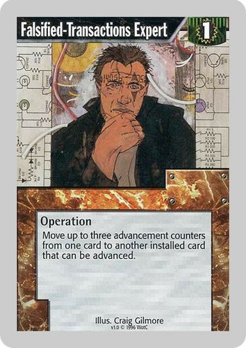 Netrunner CCG: Base (Corp Rare Singles) v1.0 Original 1996 WOTC - Picture 21 of 56