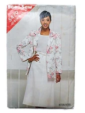 Blazer Jacket and Wrap Skirt Sewing Pattern Plus Size 16-20 See & Sew 5479 UNCUT