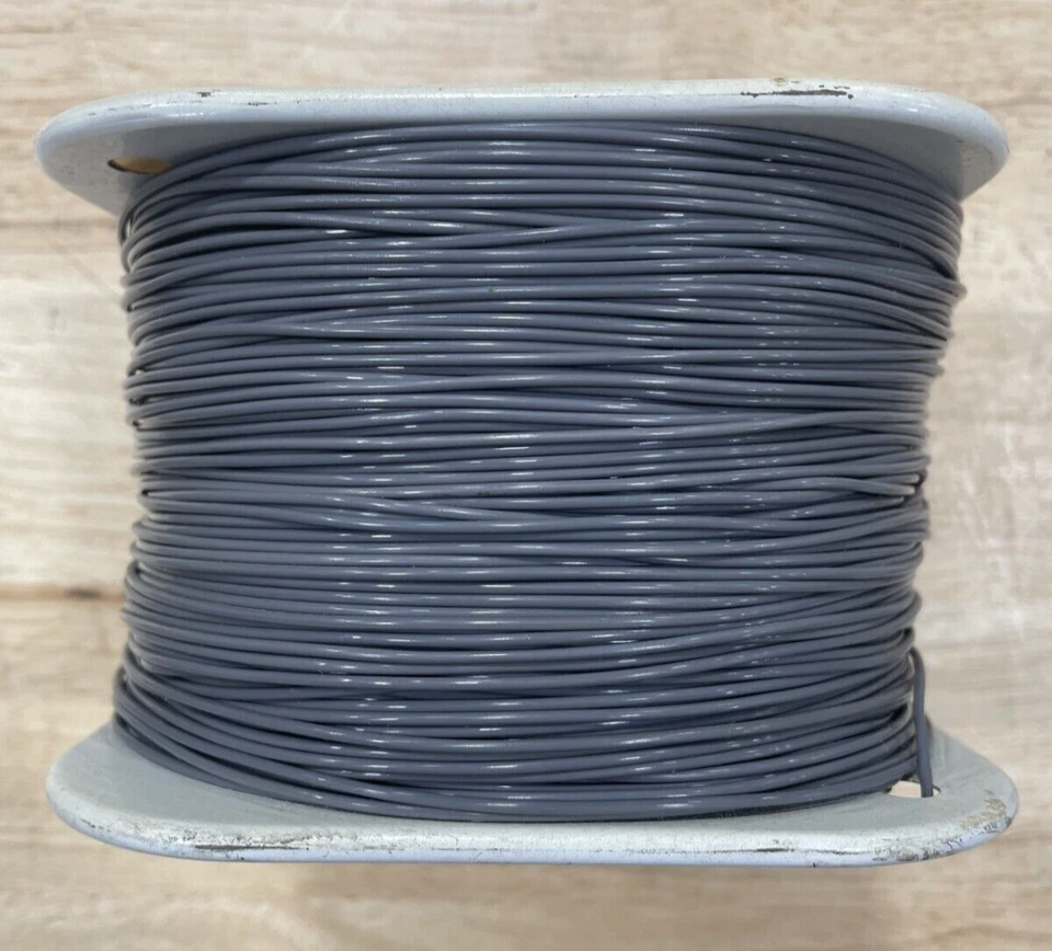 Belden 83007 0081000 Hook-Up Wire, 1C, 20 AWG, 19x32, Gray 1,080 ft. Spool - Image 2 of 3
