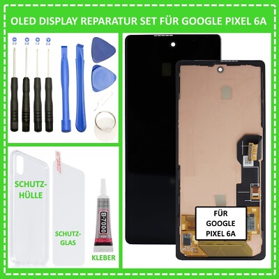 OLED Display für Google Pixel 6A Full HD+ Bildschirm Touch Screen LCD Front Glas