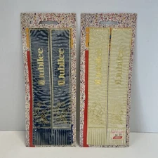 NOS Tenacious Jubilee Leather Bookmark Lot Of 2, SEALED NEW BLUE WHITE Book