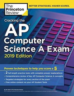 Cracking the AP Computer Science A Exam, 2019 Edition: Practice Tests & P - GOOD