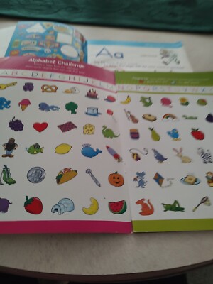 Let's Grow Smart 3 Workbook lot Alphabet, Beginning Sounds Wipe