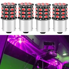 4 Pink Purple Interior LED For Freightliner Cascadia 2008-2017 Sleeper Cab Light