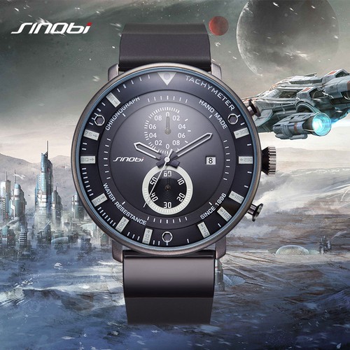 Orologio Uomo Top Marca Sinobi Star Wars Data Cronografo Impermeabile  Promo* | eBay