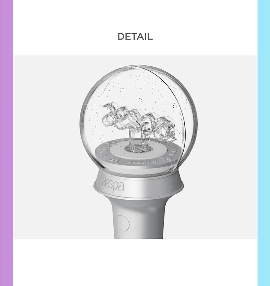 AESPA OFFICIAL MINI FANLIGHT KEY RING/LIGHT STICK MD GOODS with