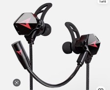Kasott Gamemaster Pro V2 Dual Micriphone Wired Earbuds