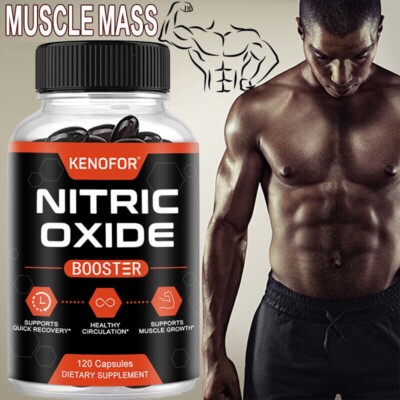 PRE WORKOUT Stimolante Ossido Nitrico 120 Compresse GH Vigore Potenza Massa Muscolare Aumento - Foto 5