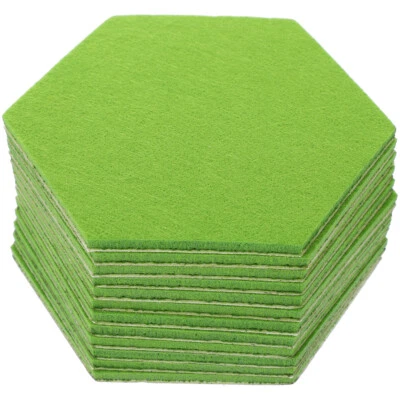12Pcs Korkplatte Hongien Filz Pinnwand Selbstklebend Hintergrund Wandaufkleber - Bild 1 von 4