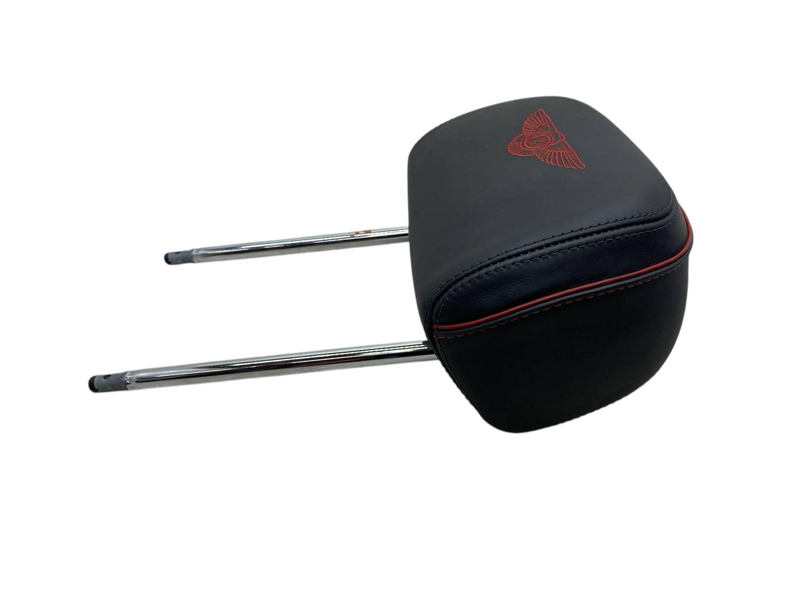 2013-2019 BENTLEY FLYING SPUR PASSENGER RIGHT FRONT HEADREST BLACK/RED LEATHER