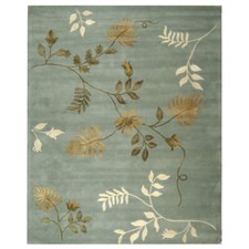 SAFAVIEH Soho Collection SOH313A Handmade Light Blue Rug