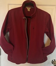 WOOLRICH Full Zip Jacket Womens L 15110 Berry Light Weight All Weather Jacket