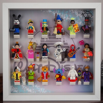 Displayrahmen zum Display Lego Disney 100 Serie 3 Minifiguren - 71038
