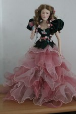 Franklin Heirloom Porcelain Doll "The Rose Princess"