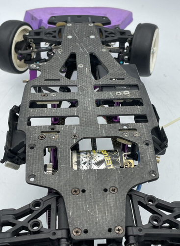 For parts HPI RS4 carbon chassis with motor and ESC vintage rare - Picture 15 of 18