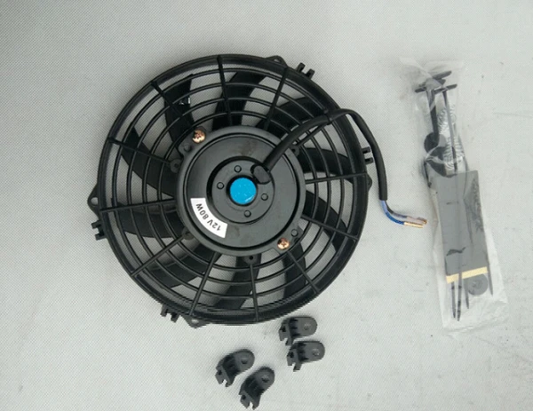 30 Row Universal Silver High Performance Transmission Engine Oil Cooler AN10+Fan - Image 2 of 4