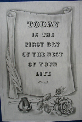 * TRI CHEM 8369 THE FIRST DAY OF THE REST OF YOUR LIFE Picture to paint TRICHEM