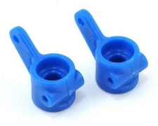 RPM RPM80375 Front Steering Blocks Blue (2) Traxxas Slash Rustler Stampede